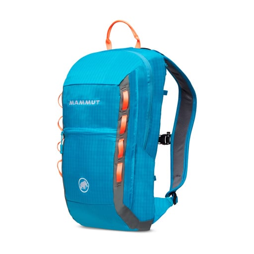 Bledomodrý ruksak pre horolezcov Mammut Neon Light Ocean.